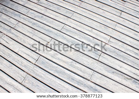 White old wood perspective plank floor. table wooden texture background. house wall. Table top perspective.