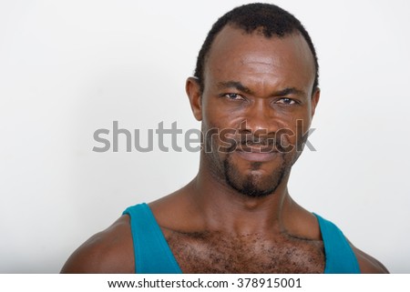 African man