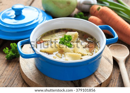 vegetarian noodle soup