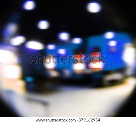 black blue Light festive background. Elegant abstract background with bokeh defocused lights. 