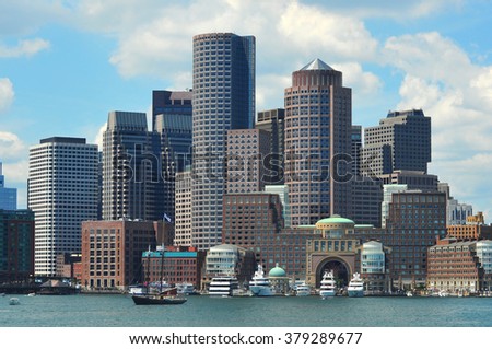 Boston Skyline
Boston skyline summer 