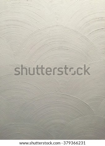 Cement wall Japanese waves pattern texture background