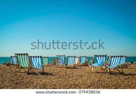 Brighton Beach Royalty-Free Stock Photo #379438036