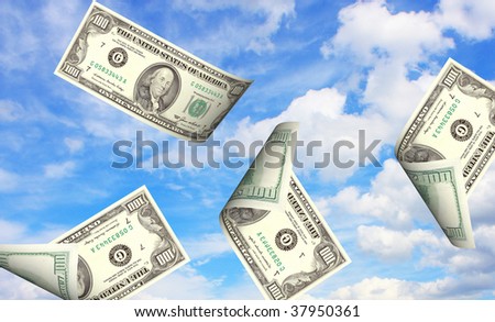 Money and sky