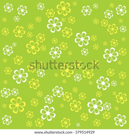background with spring flowers