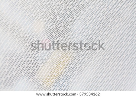 Background of white textile