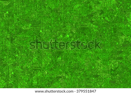 Bright abstract mosaic green background with gloss
