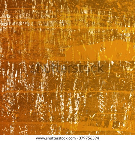 Abstract background image of white color pattern with old wood and barley field line screen on Bright gradient orange tone background.
