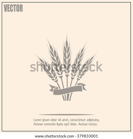 Stock Vector Illustration: wheat
