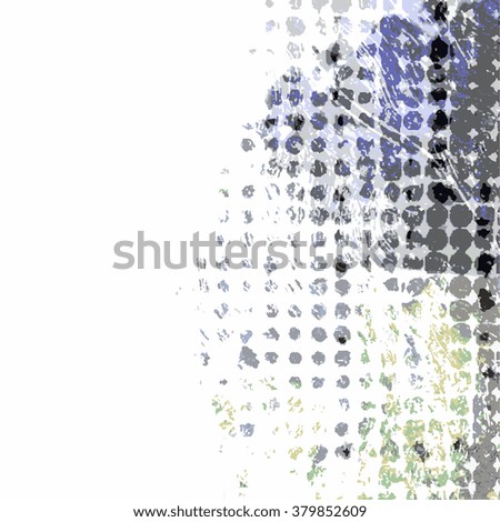 Halftone Dots Pattern . Halftone Dotted Grunge Texture . Abstract Dots Overlay Texture . Light Distressed Background with Halftone Effects. Ink Print Distress Background . Dots Grunge Texture. Vector 