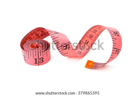 Metre isolated on white background