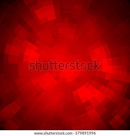 Abstract background made of shiny mosaic pattern. Disco style.  For design party flyer, leaflet and nightclub poster. Red color