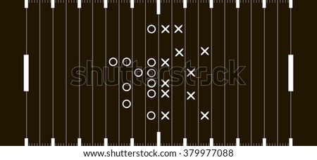 American football field background. Soccer field view from above. eps10 vector illustration