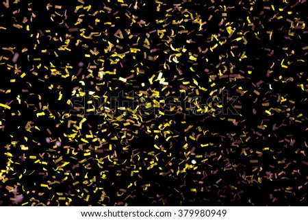 Background image of stage of concert in color lights with ribbon