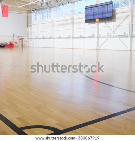 interior of the sports hall