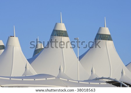 Denver International Airport Architecture Peaks