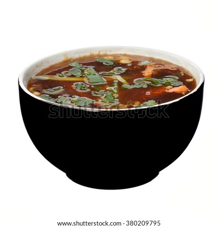 bowl of Hot and Sour Soup
asian food