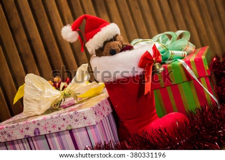Christmas toys, Christmas decorations,Christmas box Christmas teddy bear
