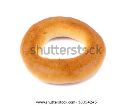 Bagel isolated on a white background
