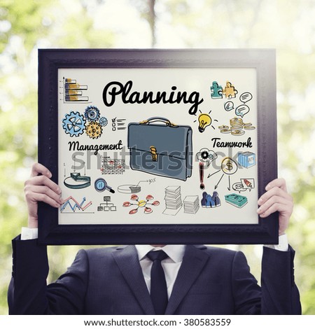 Planning Briefcase Management Business Concept
