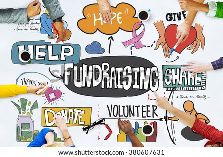Fundraising Funds Capital Aid Advice Concept Royalty-Free Stock Photo #380607631