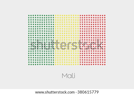 A Flag Illustration of Mali