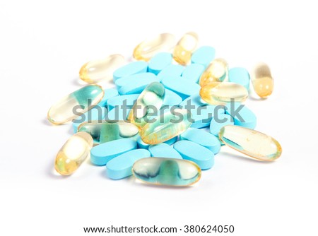 Blue and omega vitamins