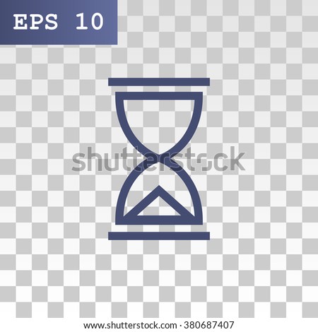 hourglass vector icon