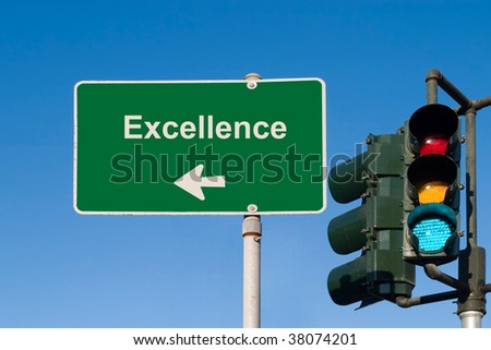 excellence sign