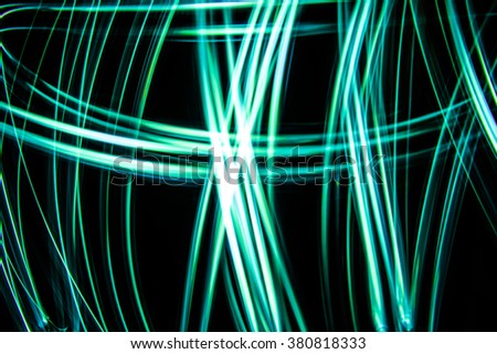 bright green and sea green Neon Background Black Background Long Exposure LED Lighting Texture Artistic Abstract Colorful Artful timelapse photography 