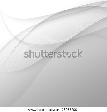 Abstract gray background with wave. Vector illustration. Clip-art