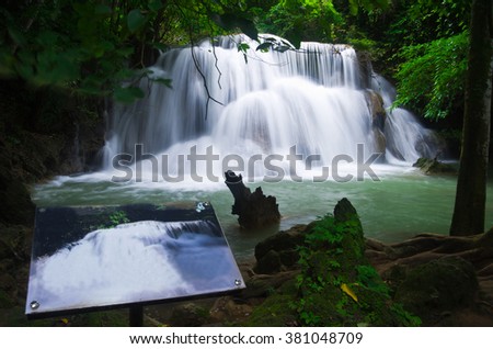 Waterfall, Huai Mae Kamin, Kanchanaburi, Thailand