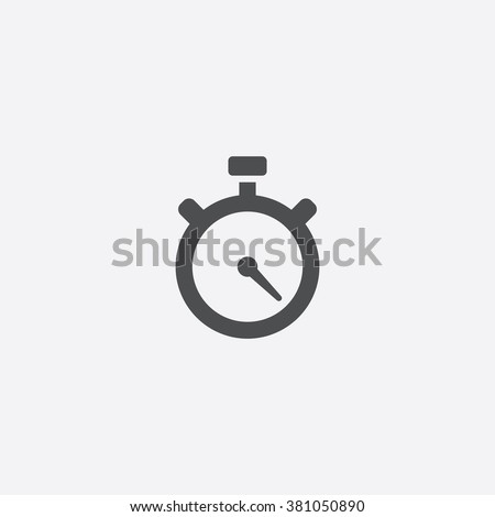 timer Icon Vector Royalty-Free Stock Photo #381050890