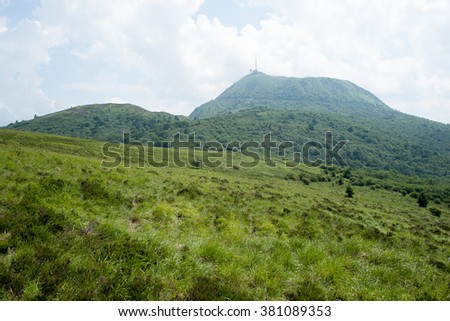 Puy de Dome, France Royalty-Free Stock Photo #381089353
