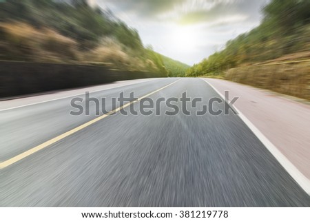 Winding road Background