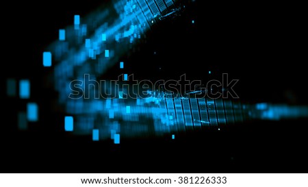 Abstract colorful blurred fractal background