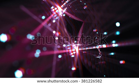 Abstract colorful blurred fractal background