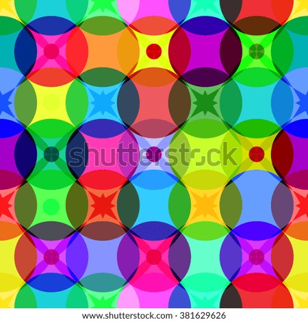 Multicolored seamless pattern. Vector illustration.