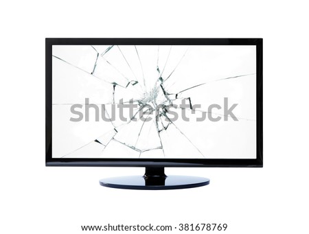 TV screen are broken