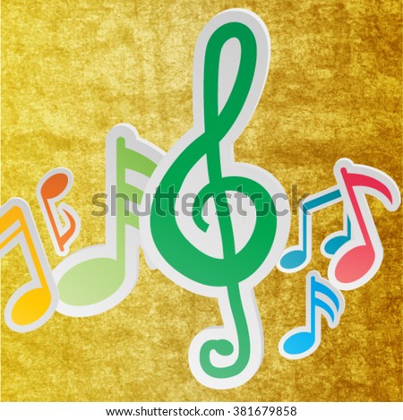 Music Note Poster.