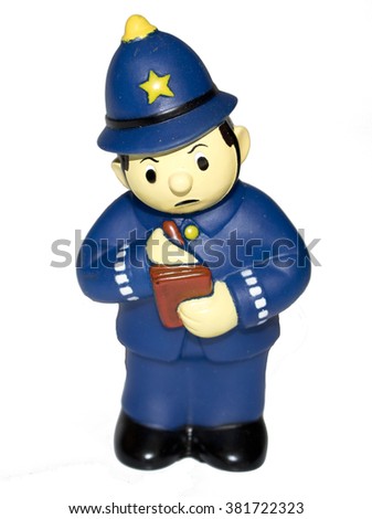 Police Toy Man Figure