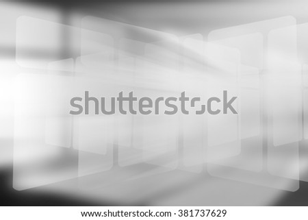 Blurred light to room abstract background filtered gray tone.