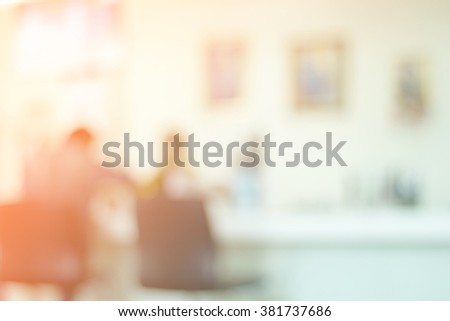 Office blurred background and defocused for presentation.