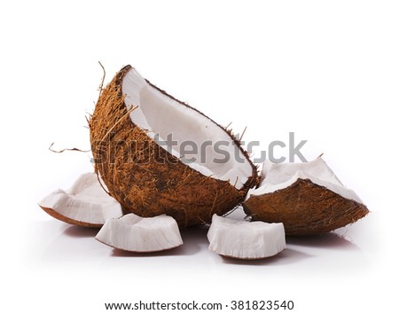 coconut isolated on a white background