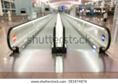 blurred background Airport