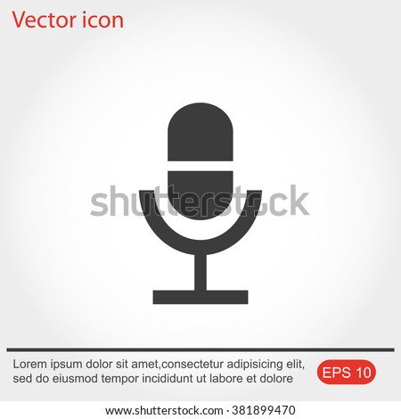 Microphone web icon