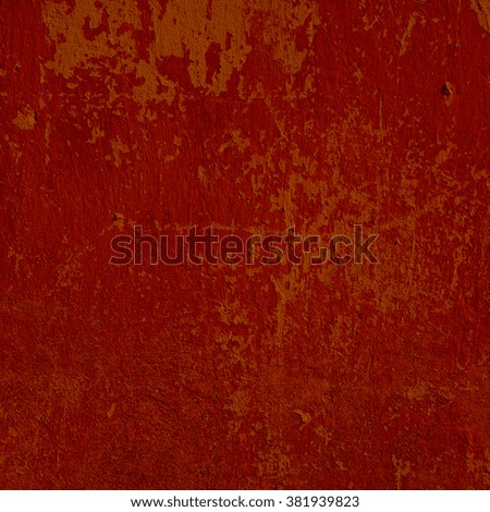 red background cement wall