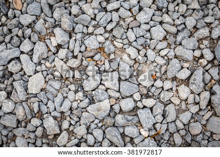 small stone alphalt texture background black granite gravel