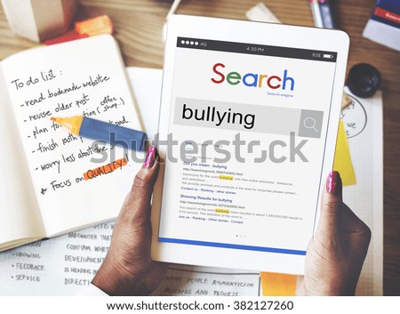 Bullying Force Torment Scare Oppression Concept