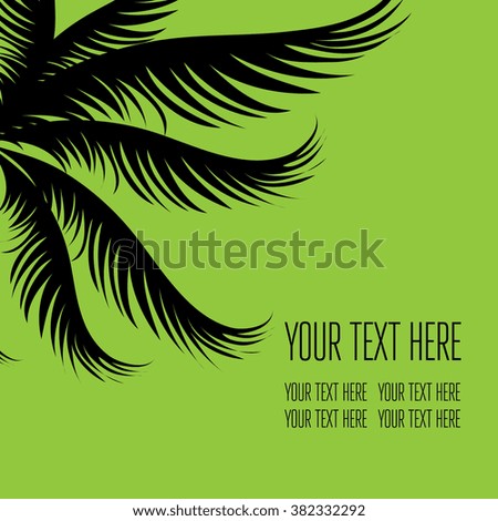 Vector stylish black floral background - design elements can be used for invitation, greeting cards